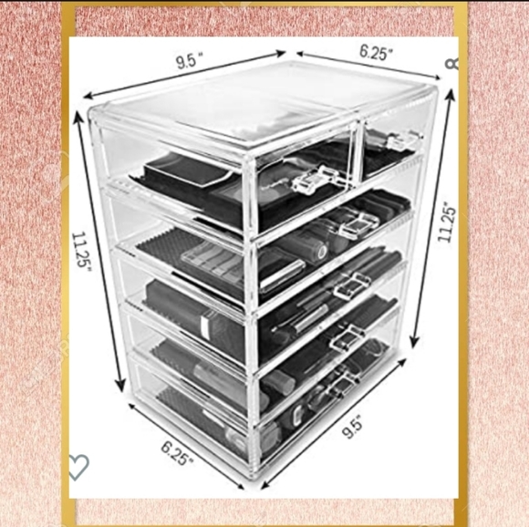 Other - CLEAR Makeup Organizer